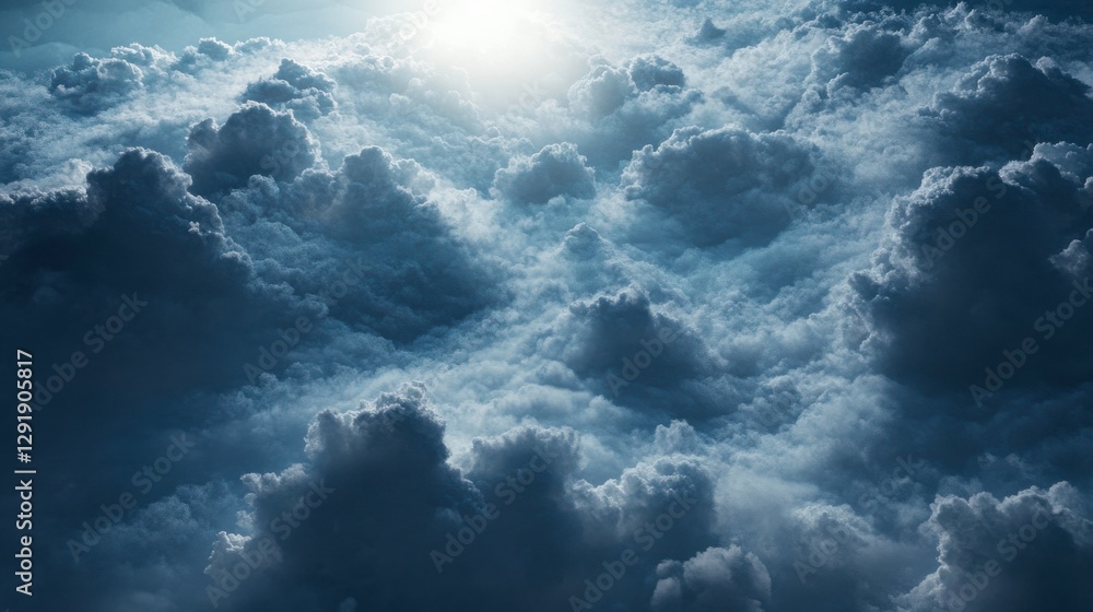 Obraz premium Abstract Cloud Computing Security and Encryption Design