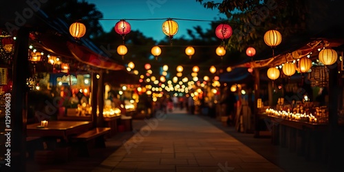 Wallpaper Mural Night Market Scene
 Torontodigital.ca