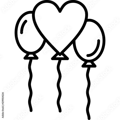 Celebration Balloons Icon