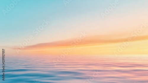 calm ocean water at sunset