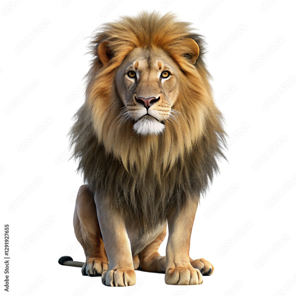 Fototapeta premium lion panthera leo 8 years old
