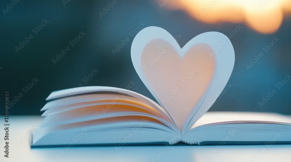 book pages folded into a heart shape book pages folded into a heart shape