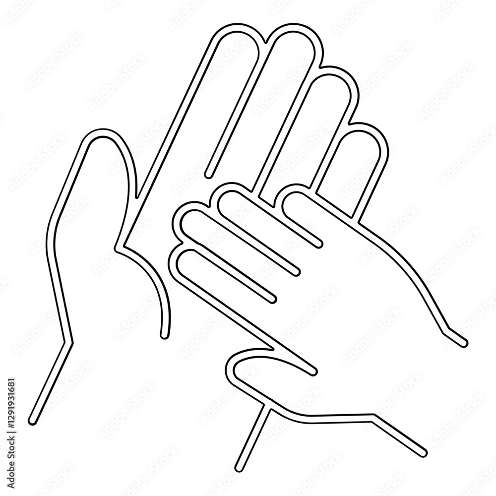 Obraz premium Support icon in line style