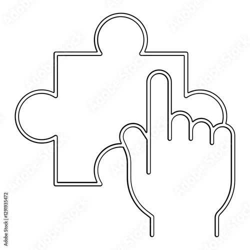 Creativity icon in line style
