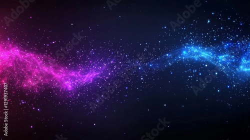 Wallpaper Mural A captivating technology-themed background showcasing vibrant particles. Torontodigital.ca