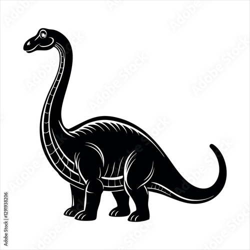 Brontosaurus Extinct Animal silhouette