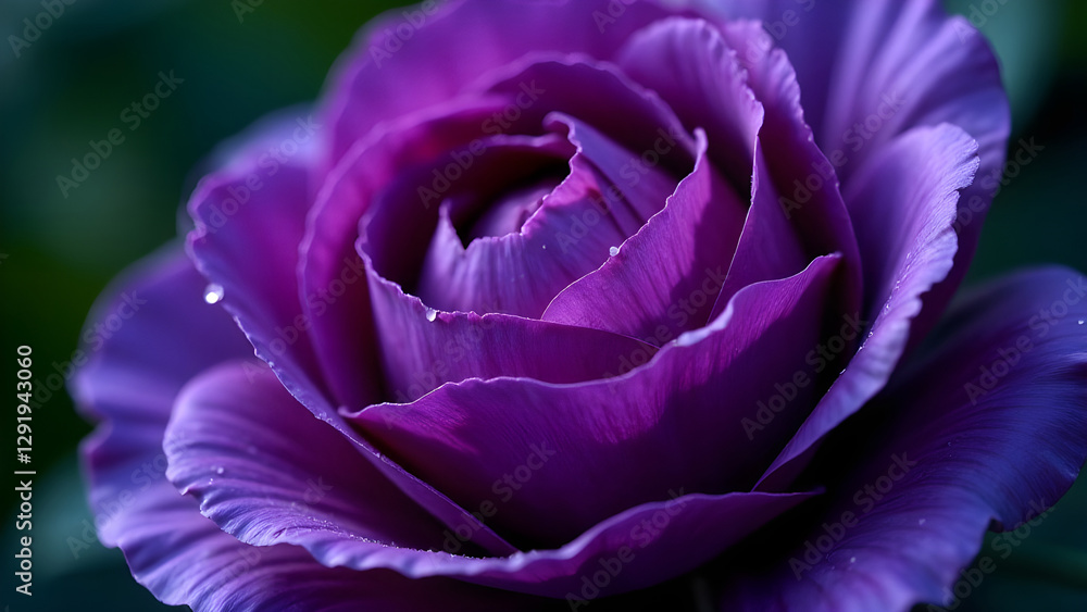 A closeup purple cabbage in the garden