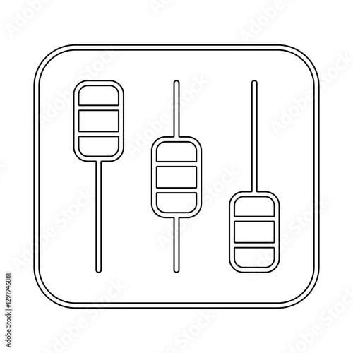 Switch icon in line style