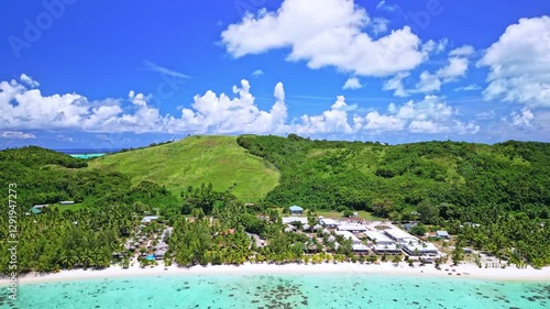 The Pristine Beauty of Aitutaki’s Tamanu Beach: A Drone's Perspective