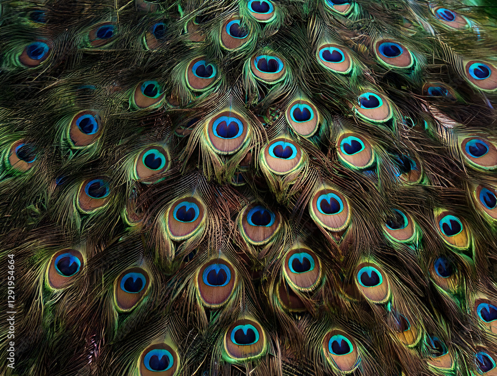 Obraz premium peacock feathers background