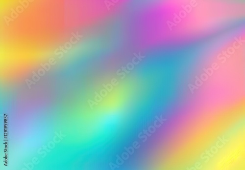 Rainbow holographic foil, Ai Generated