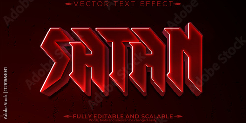 Horror  text effect, editable blood and scary text style