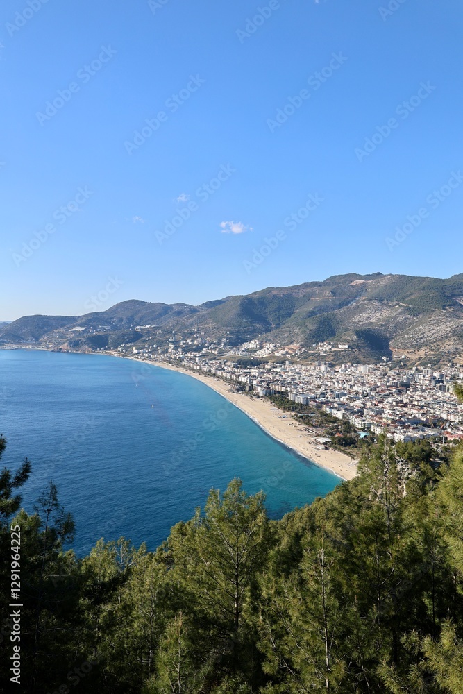Coastal city landscape. High quality photo Coastal city landscape. High quality photo
