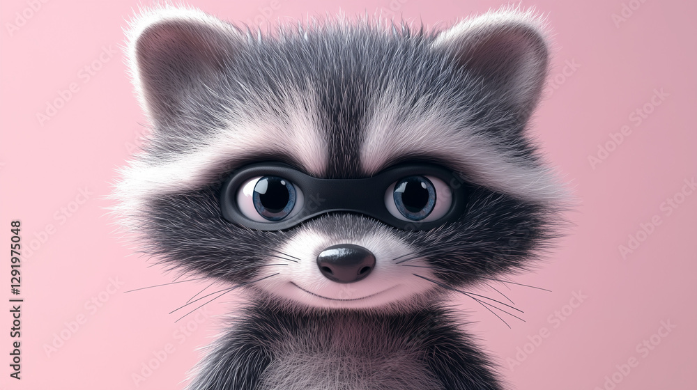 close up of a raccon close up of a raccon