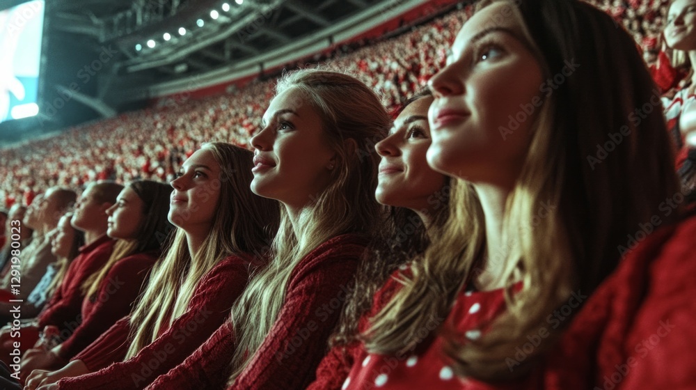Cheering Crowds in a rock concert Cheering Crowds in a rock concert