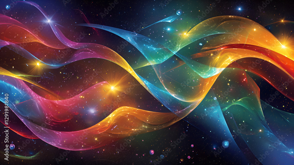 Obraz premium virtual fractal realms