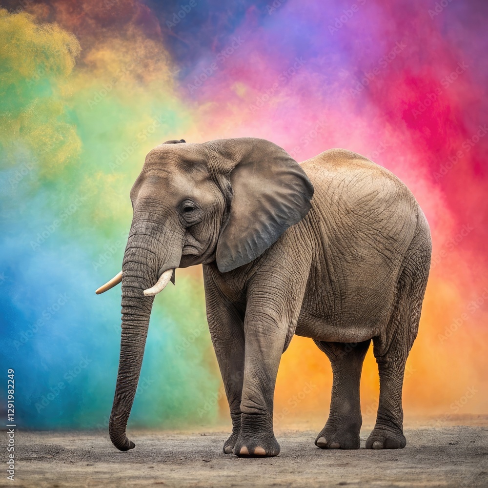 Fototapeta premium elephant in the wild