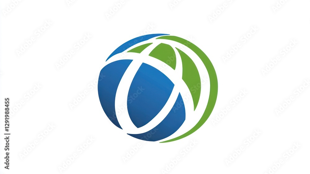 Abstract global design logo, symbol of interconnectedness Abstract global design logo, symbol of interconnectedness