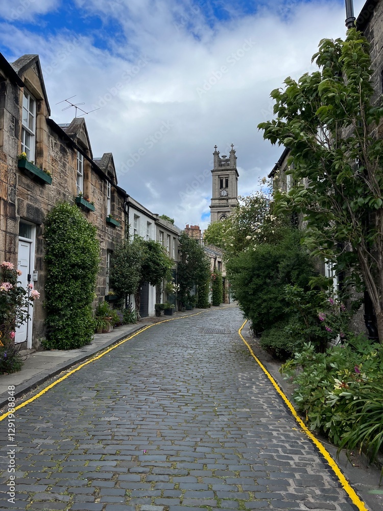Edinburgh Scotland Capital City Cobblestone Edinburgh Scotland Capital City Cobblestone