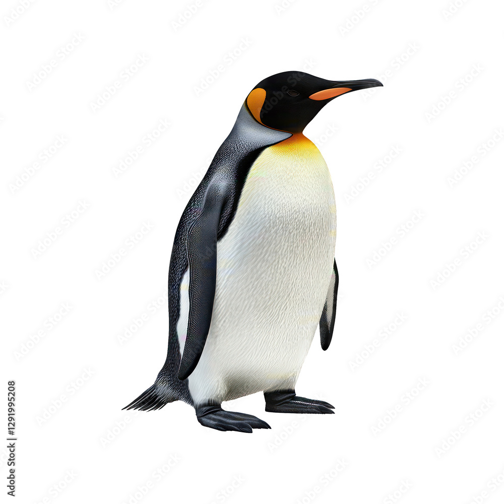 Fototapeta premium Adorable Penguin Realistic Render