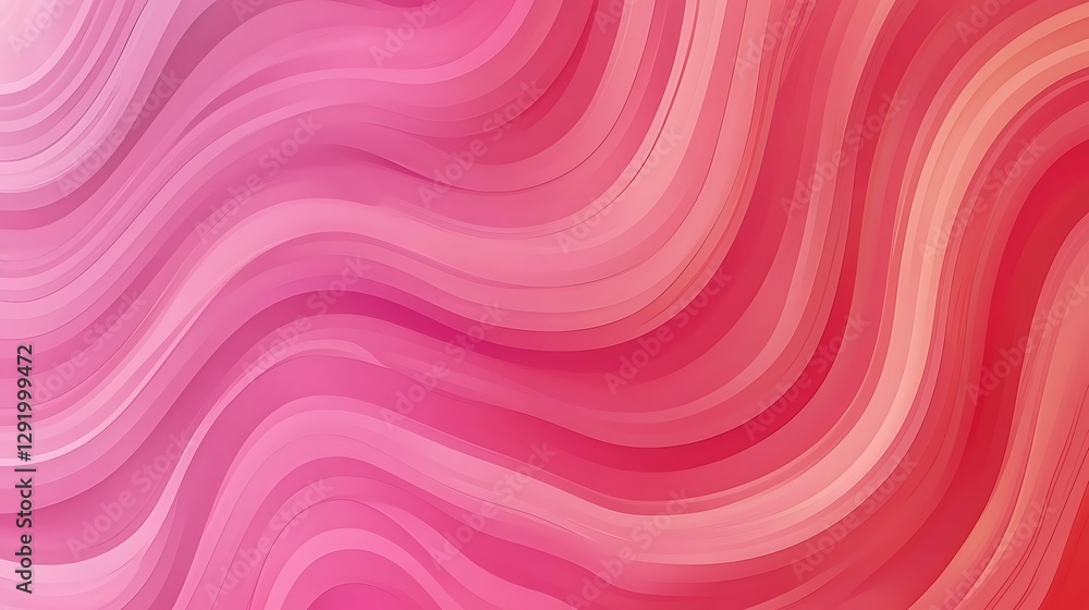 Obraz premium Pink wave abstract background design