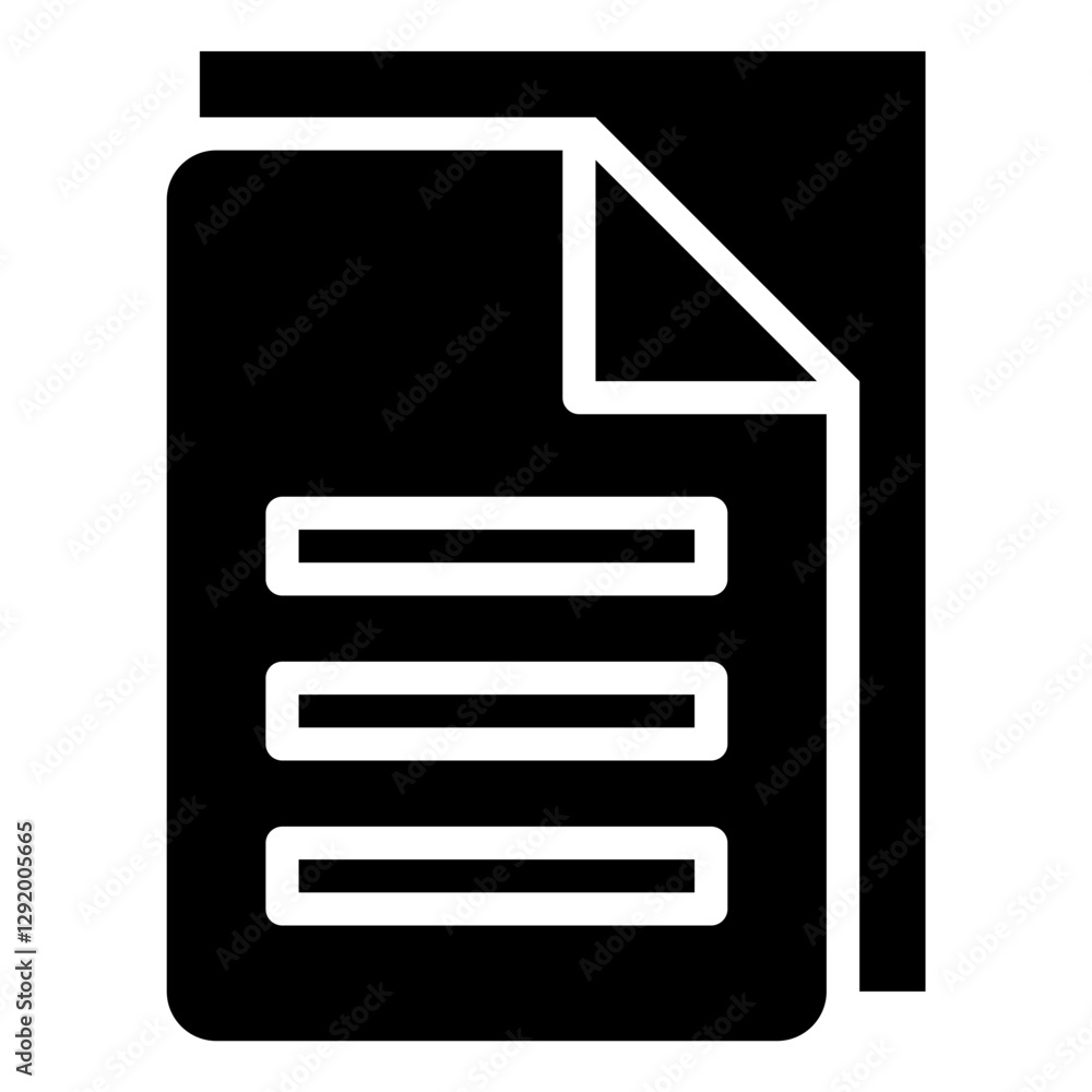 ducument solid icon ducument solid icon
