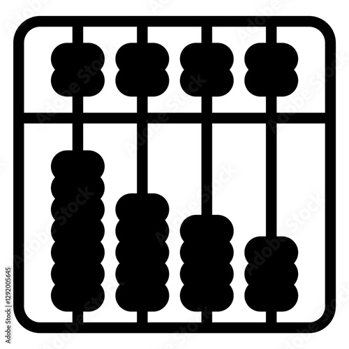 abacus solid icon