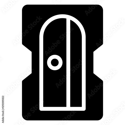 stationery solid icon