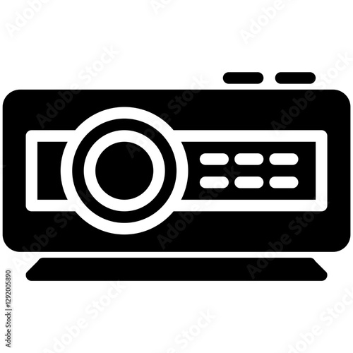projector solid icon