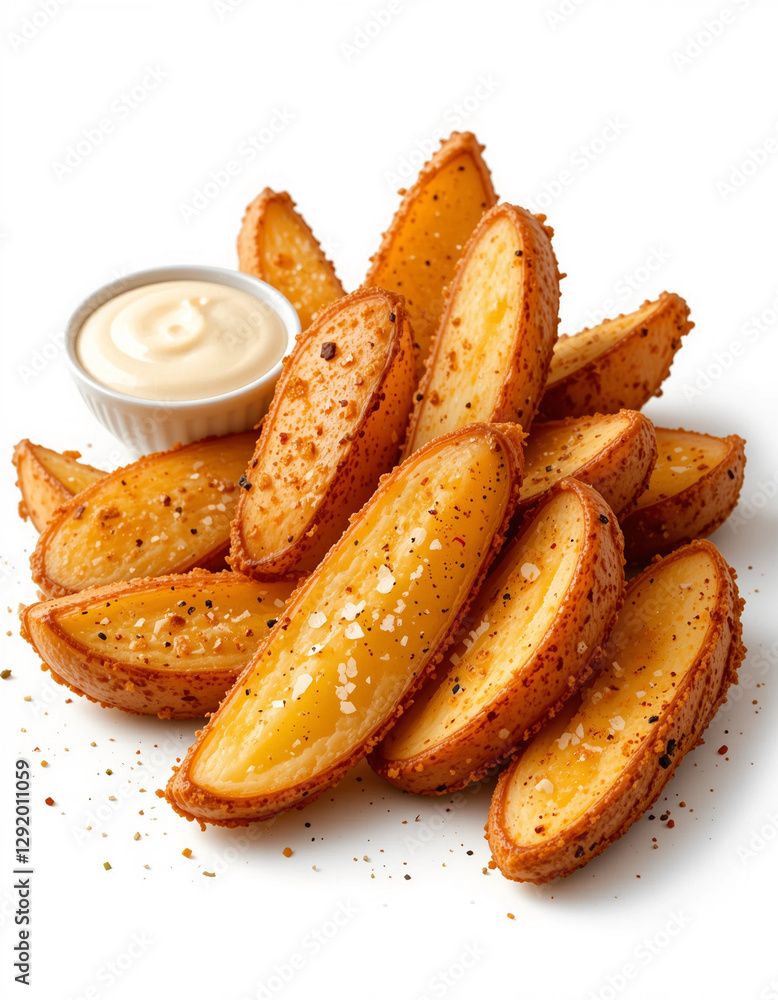Golden & Crispy: The Perfect Potato Wedges Golden & Crispy: The Perfect Potato Wedges