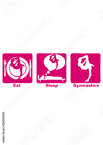 gymnastique rythmique grs eat sleep play ballon