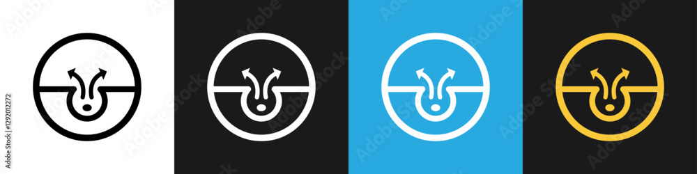 Pore Cleaning vector icon. Sign for skin care products. Different backgrounds. Pore Cleaning vector icon. Sign for skin care products. Different backgrounds.