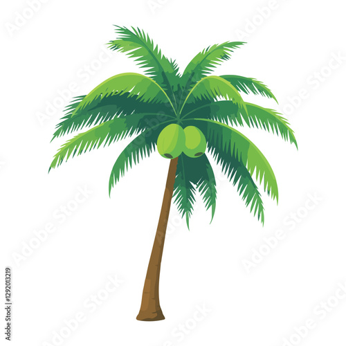 coconut tree vector 