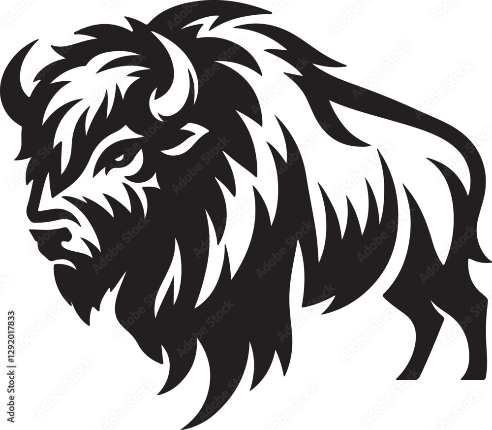 Obraz premium Buffalow illustration design