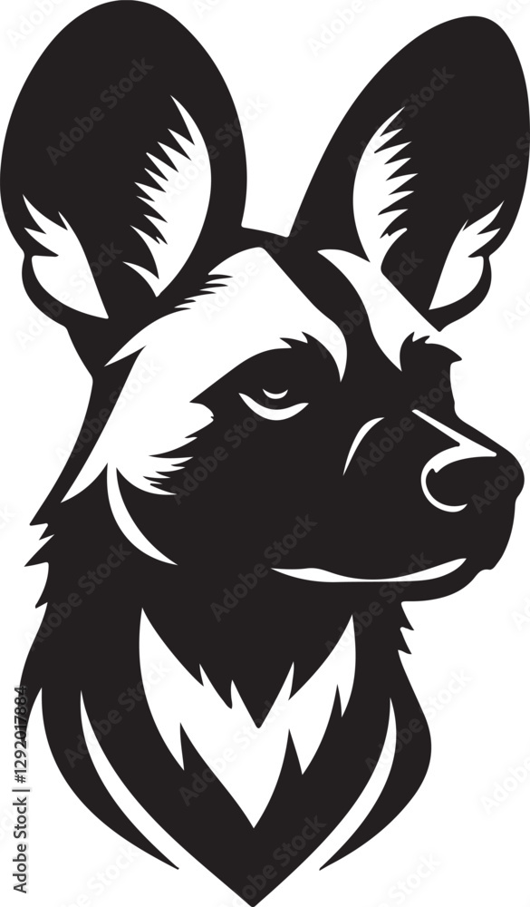 Obraz premium vector illustration of a wolf