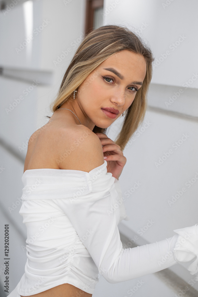 Portrait of a young beautiful brunette girl Portrait of a young beautiful brunette girl