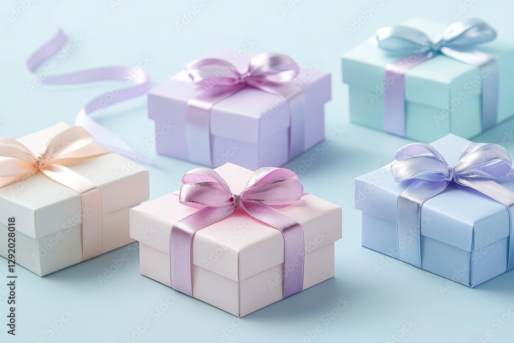 Obraz premium Impressive gift coupons presented in delightful 3D illustrations.