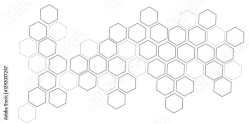 Abstract cube hexagon shape background.Abstract geometric pattern with crosses, stripes, lines. Seamless vector background.Vector banner design. Hexagons pattern.
