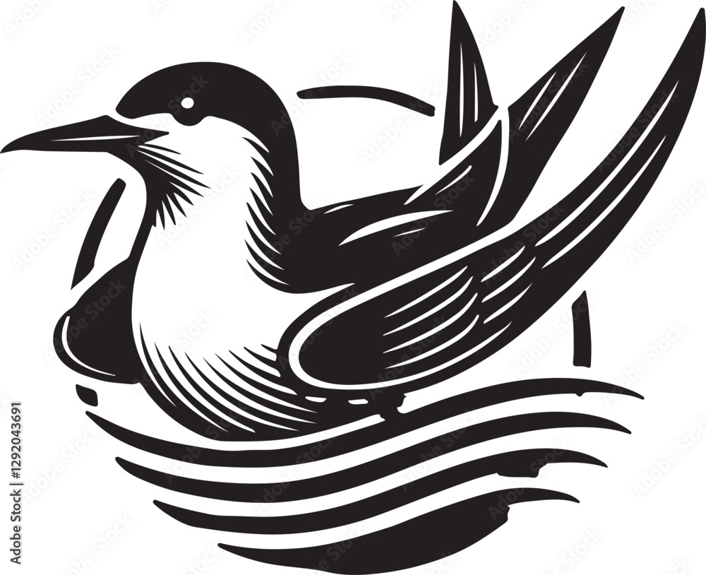 Fototapeta premium vector illustration of an eagle