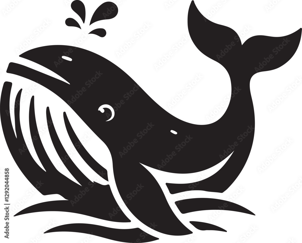 Fototapeta premium vector illustration of a shark