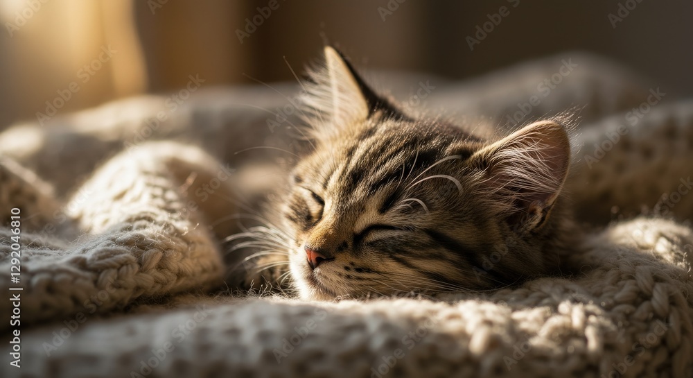 a cute cat is sleeping a cute cat is sleeping