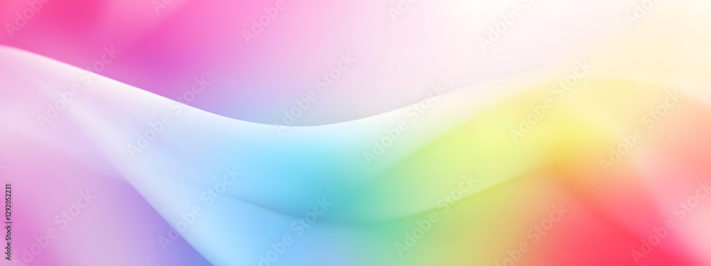 Abstract background with a rainbow color gradient and white space for text
Abstract background with a rainbow color gradient and white space for text