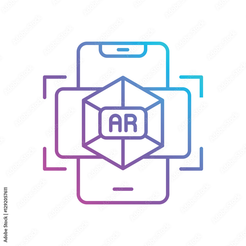 Ar Vector icon Ar Vector icon