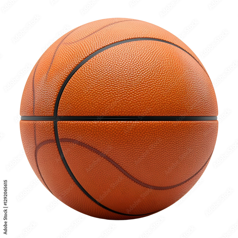 Fototapeta premium basketball isolated on white background