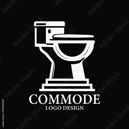 Commode Vector Logo Design