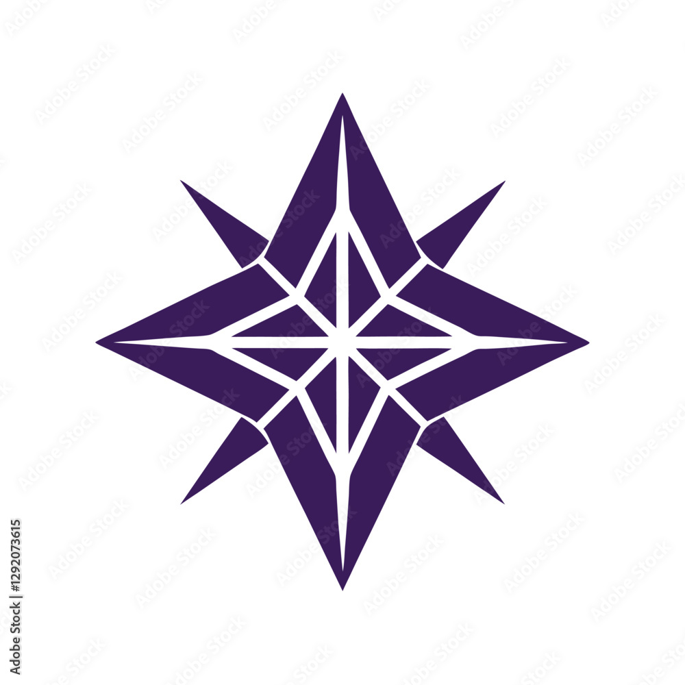 Abstract geometric logo vector element. Abstract geometric logo vector element.