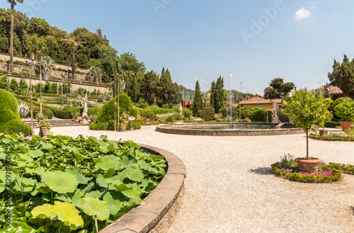The historic Garzoni Garden in Collodi, in the municipality of Pescia, province of Pistoia, Tuscany, Italy.