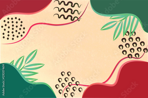colorful copy space abstact shapes artwork background