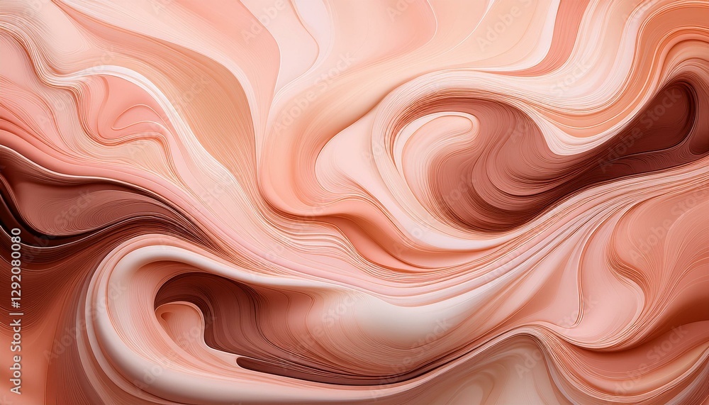 abstract liquid flow a captivating abstract artwork showcasing flowing liquid textures in soft peach beige and brown hues creating an ethereal and mesmerizing visual experience abstract liquid flow a captivating abstract artwork showcasing flowing liquid textures in soft peach beige and brown hues creating an ethereal and mesmerizing visual experience