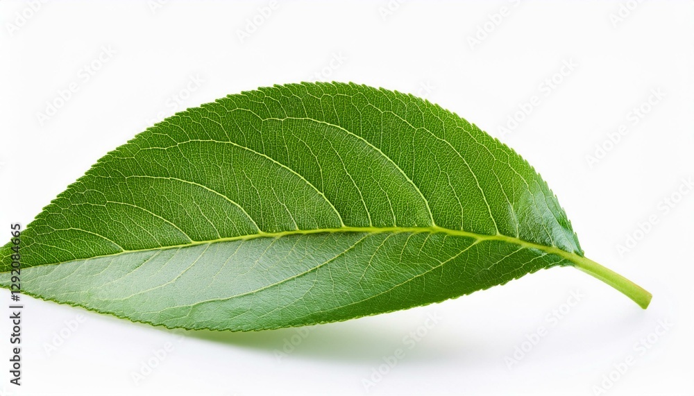 Obraz premium peach leaf isolated